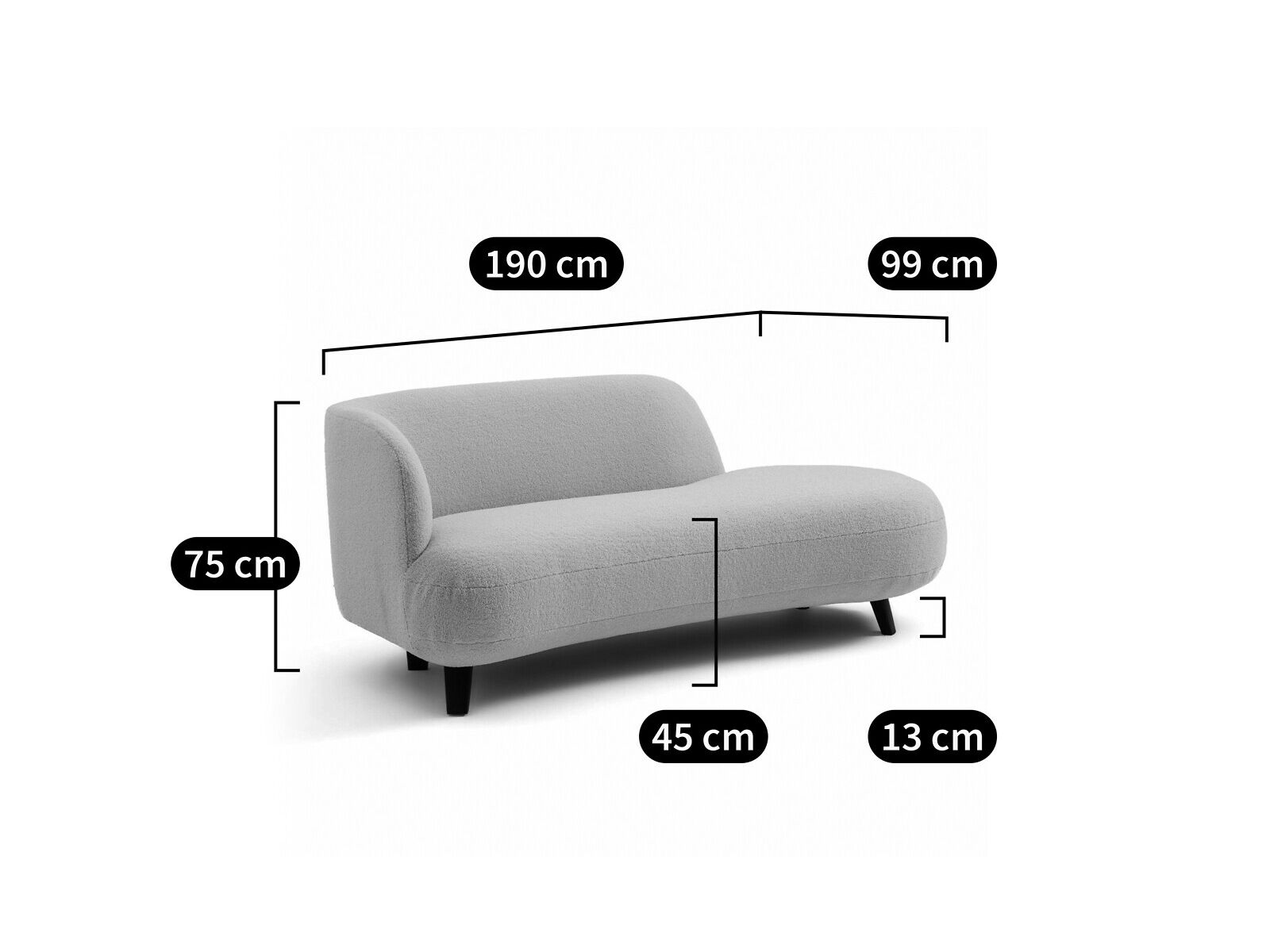Мягкая ткань Dormeuse AMPM Rosebury ARCH-00030857 - Вид №6
