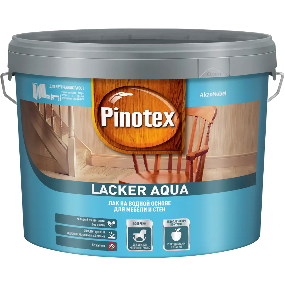 PINOTEX Aqua Lacker — термостойкий лак для бань и саун 86543728 STLM-0069864 - Вид №1