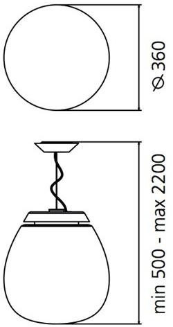 Artemide Светодиодная подвесная лампа из дутого стекла Empatia sun-id-1457782 - Вид №8