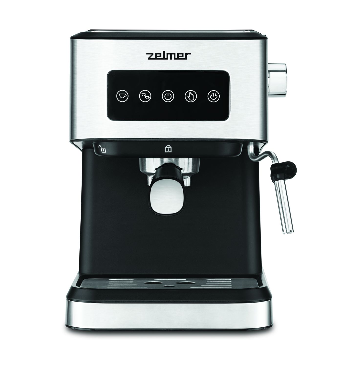 9113727 Кофеварка рожковая ZELMER EXPRESSO ZCM6255 черный STDN-0058732 - Вид №1