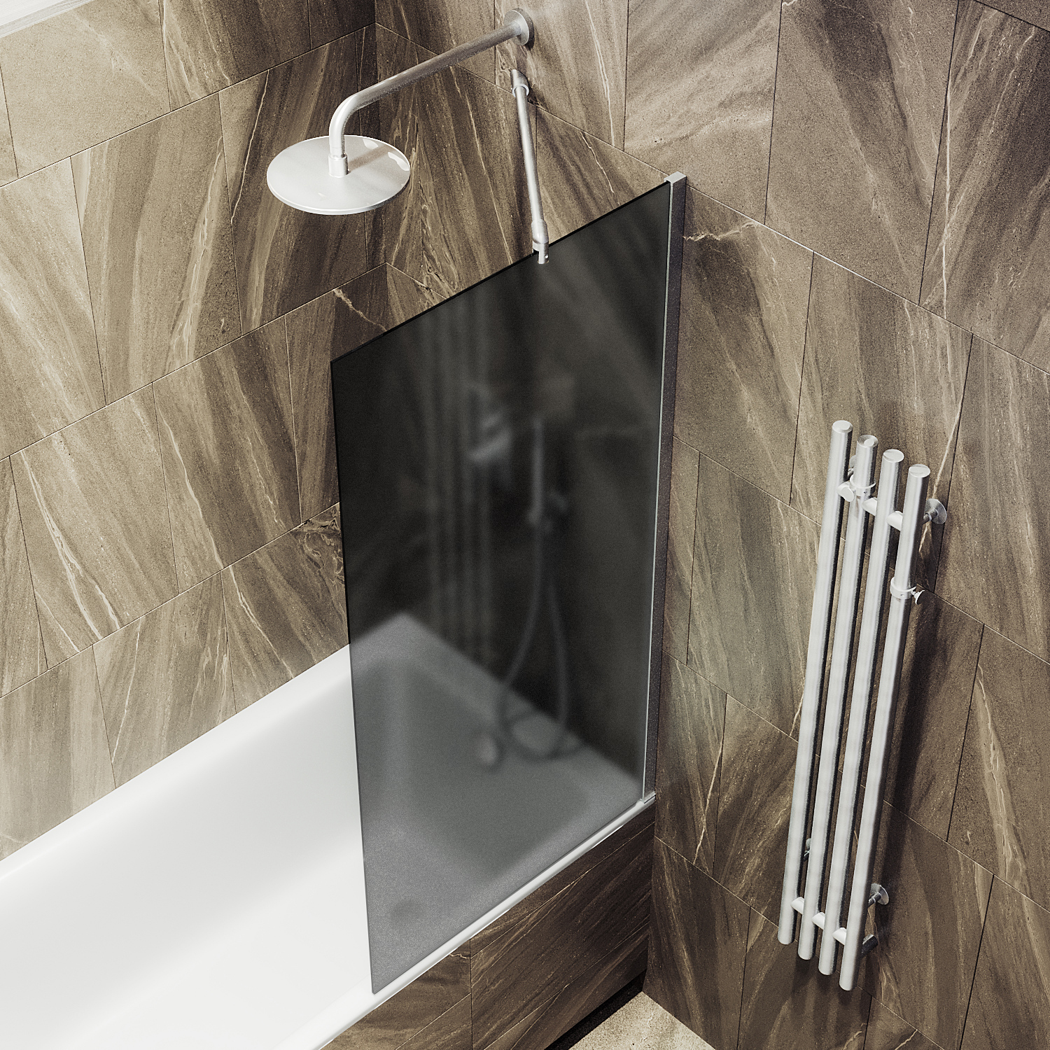 ST-85-5ш Душевое ограждения на борт вынны Public Steel Россия 