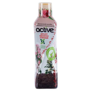 Удобрение Active для роз хризантем и бегоний 0.5 л 18399101 STLM-2013413