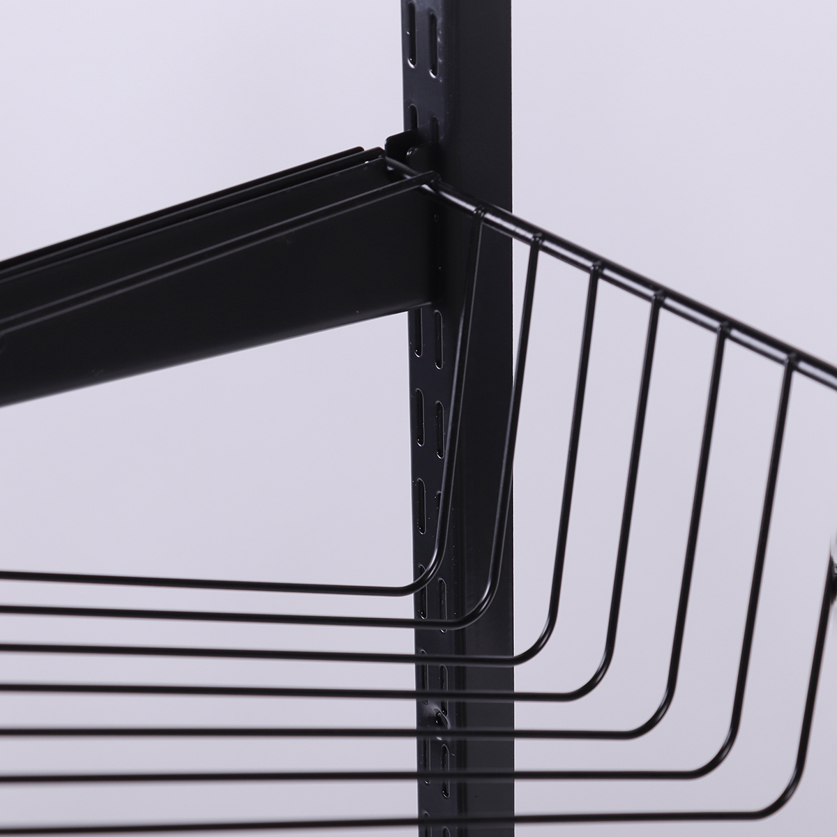 Сеточная полка для обуви , 603x306x80 мм, черный LJPS0401 Public Steel Россия  - Вид №2