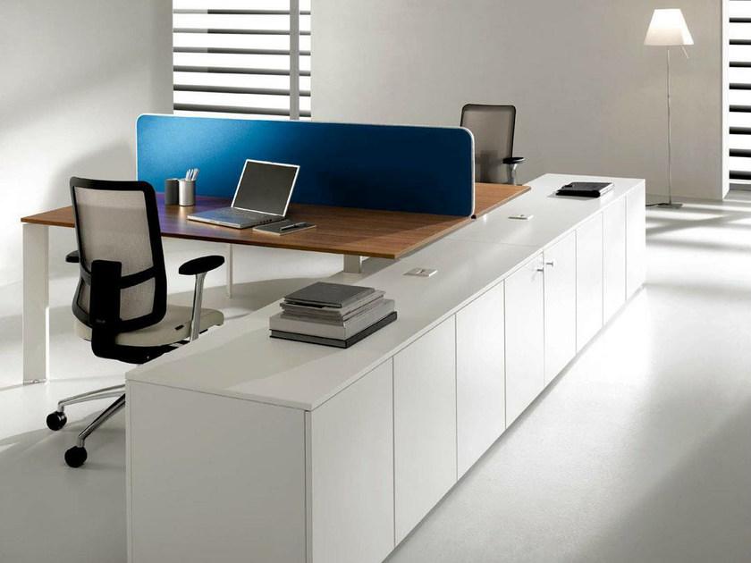 IFT Модульный рабочий стол из стали и дерева с ящиками Cowork sun-id-1373621 - Вид №2