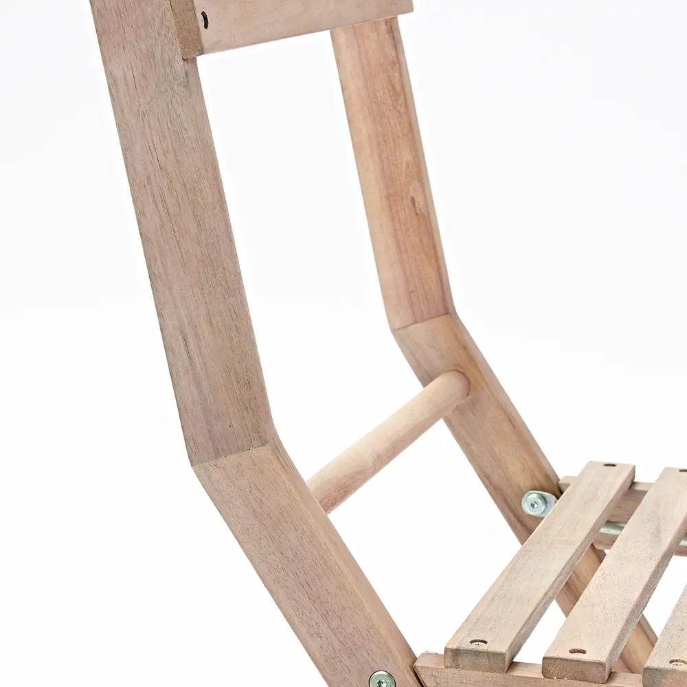 Набор садовой мебели Naterial Origami складной акация: стол и 2 стула STLM-2011954 - Вид №11