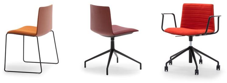 Andreu World Штабелируемое кресло-санки Flex chair Si1300 - Вид №1