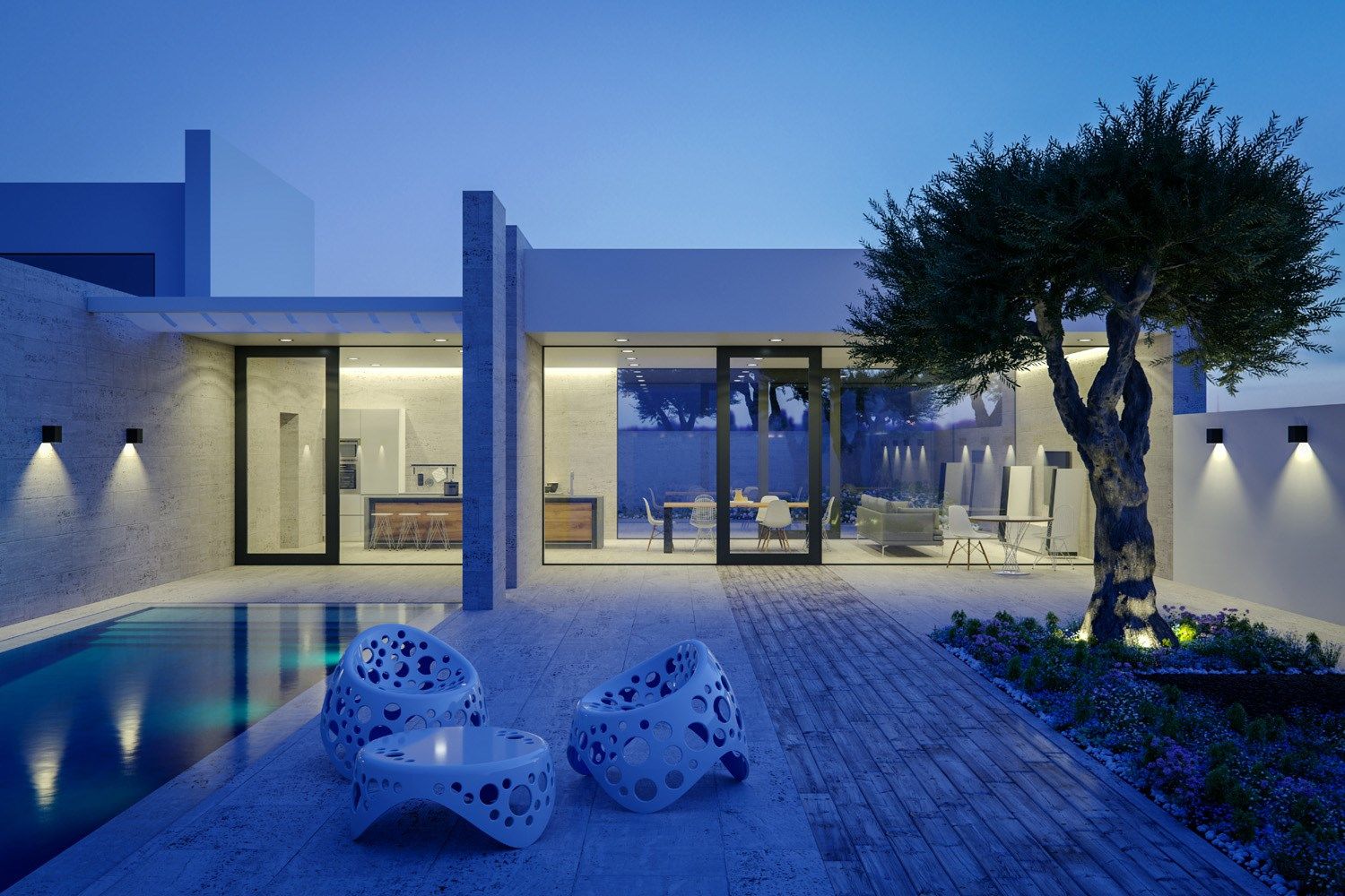 Пластиковый садовый стул с подлокотниками Giovannetti Moss ARCH-00042335 - Вид №7