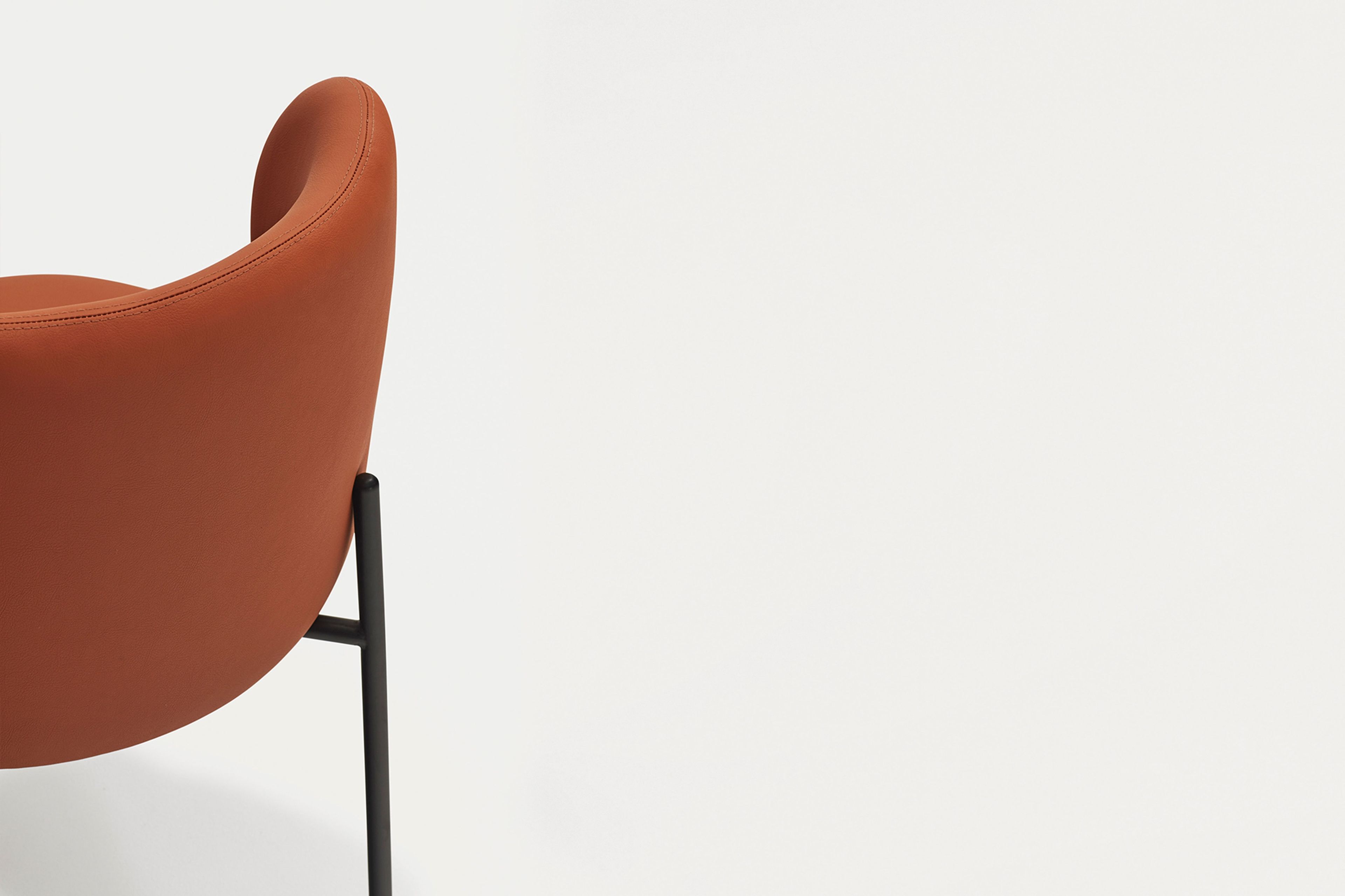 Стул из искусственной кожи с подлокотниками TEULAT Mogi ARCH-00118230 - Вид №6