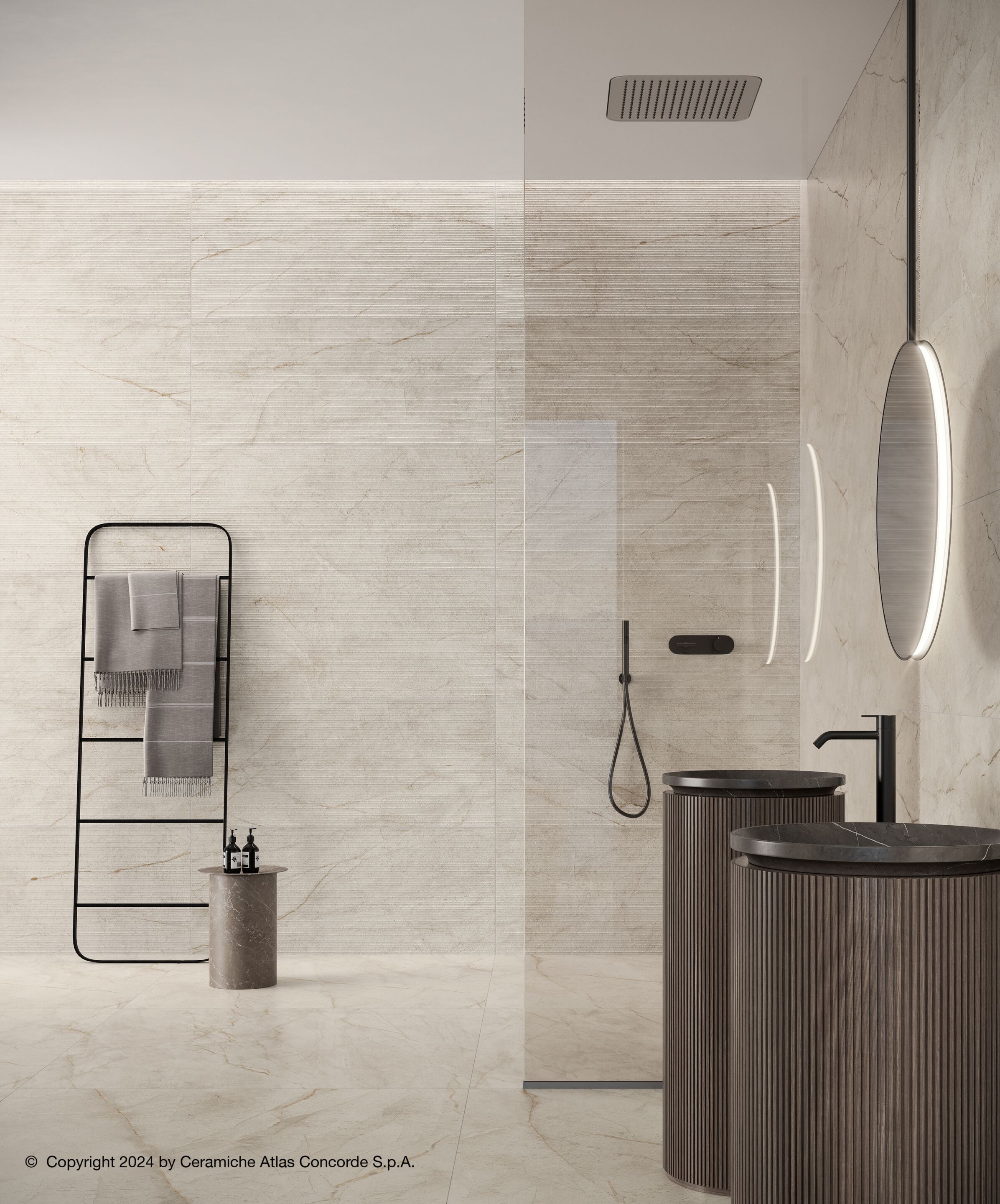 Пол / керамогранит с мраморным эффектом Atlas Concorde Marvel Diva ARCH-00083250 - Вид №21