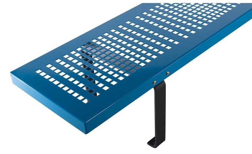 Euroform W Скамья металлическая без спинки  370lm, 375lm  - Вид №2