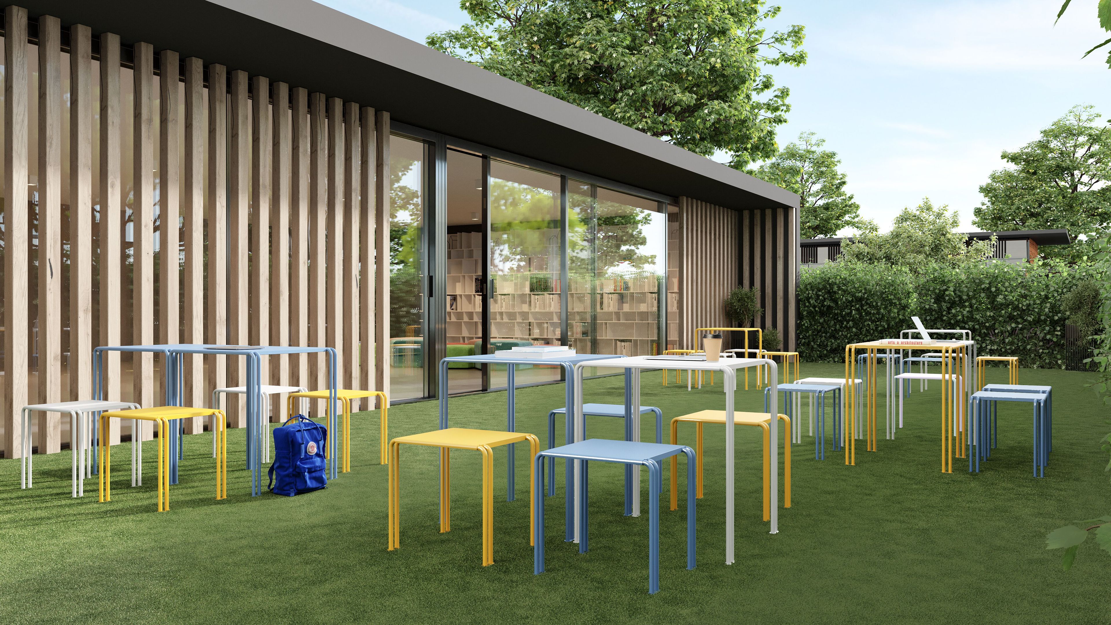 Алюминиевый квадратный стол для общественных мест Urbantime Zeroиндексы.015 ARCH-00081218 - Вид №3