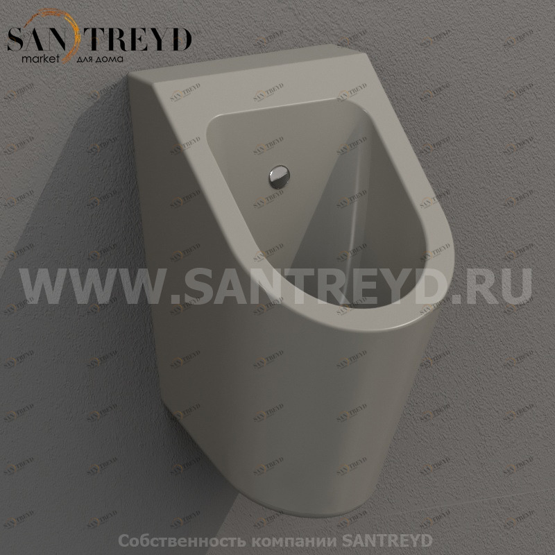 FO030CC Настенный писсуар, уринал с мушкой Ceramica Globo FORTY3