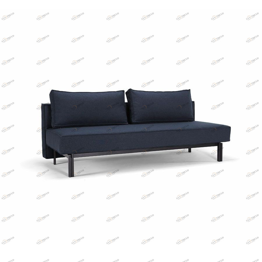 Диван SLY с подушками и черными ножками, синий Innovation Living SLY528