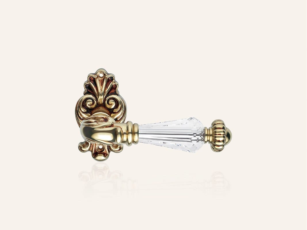 Классическая латунная оконная ручка DK с кристаллами Swarovski® LINEA CALI' Nympha Crystal ARCH-00130789 - Вид №3