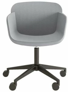 VAGHI Мягкое вращающееся офисное кресло на колесиках Viva guest Vio4