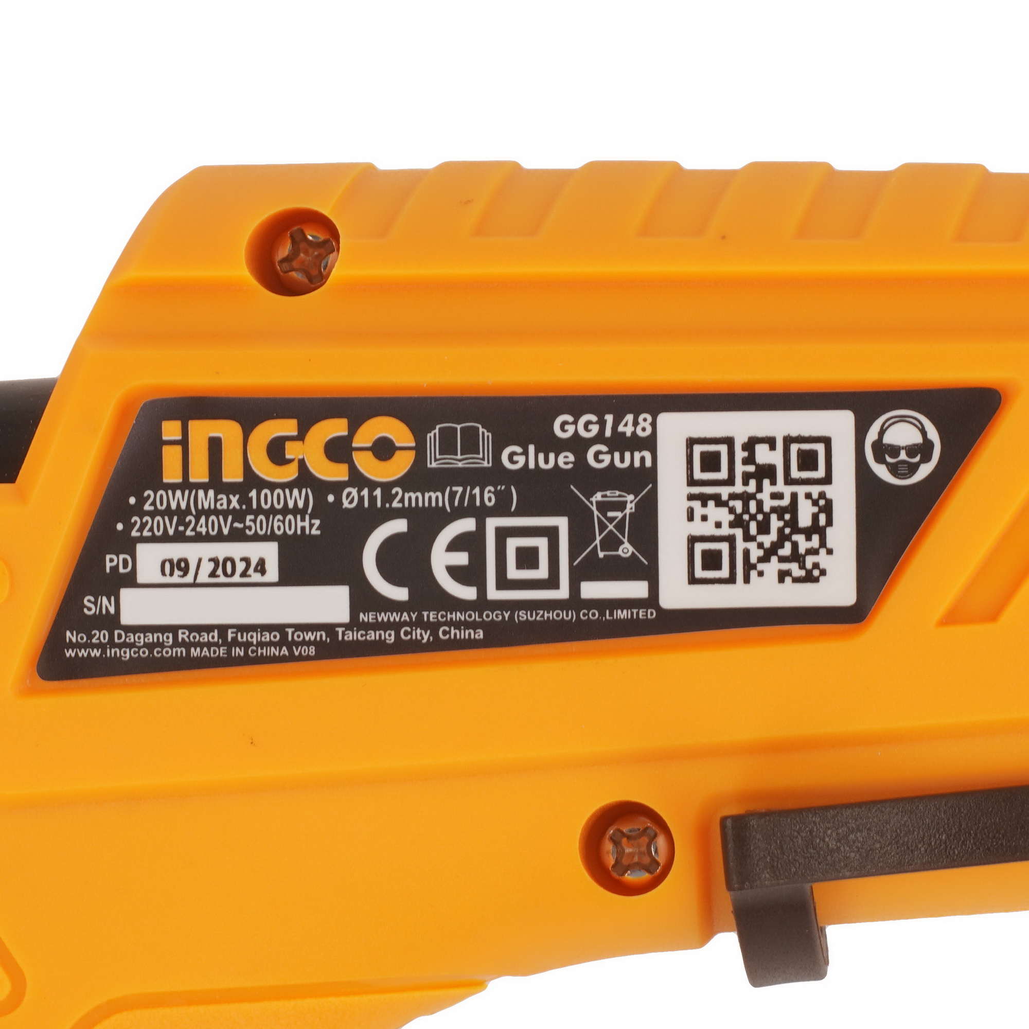 Клеевой пистолет INGCO GG148 9213761 STDN-0095116 - Вид №2