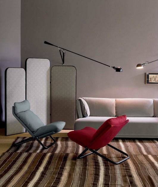 arflex Кресло с обивкой из ткани с подголовником sun-id-1444664 - Вид №5