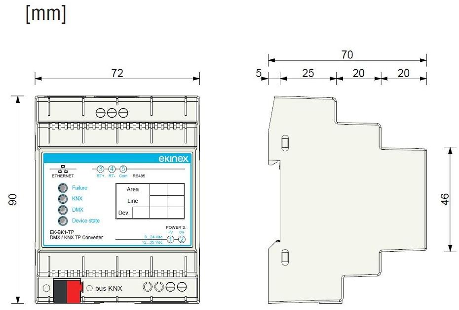 EKINEX Шлюз dmx - knx sun-id-1503483 - Вид №1