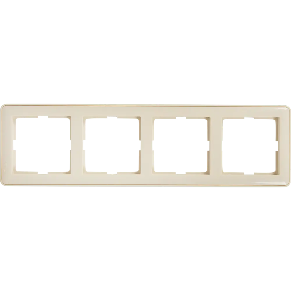 Рамка SYSTEME ELECTRIC W59 для розеток и выключателей на 4 модуля, слоновая кость 18799404 STLM-0012761