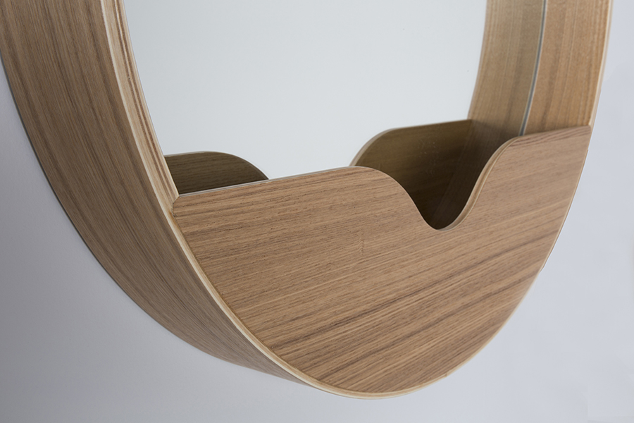 Зеркало настенное Round Wall, D60 см Zuiver 8100004 - Вид №7