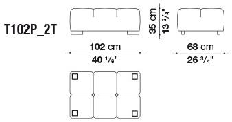 B&B Italia Модульный секционный диван Tufty time sun-id-1414316 - Вид №9