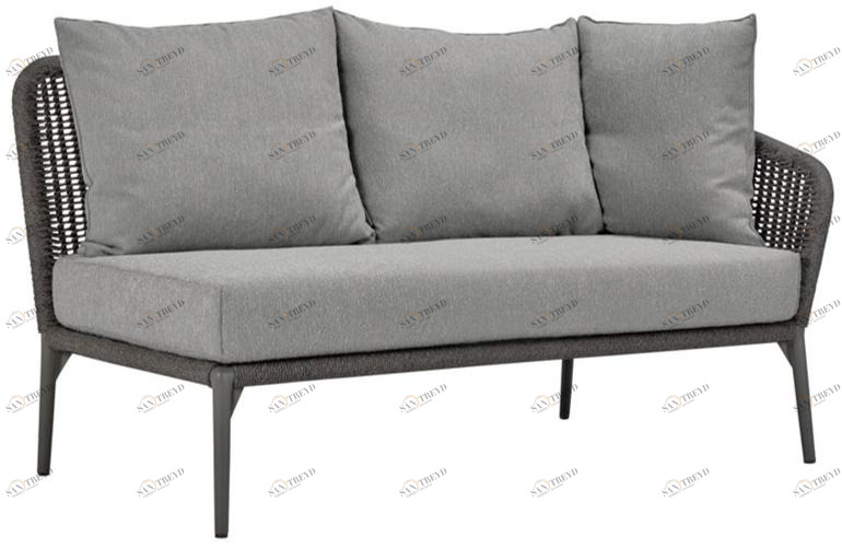 JANUS et Cie 2-местный модуль из троса и алюминия для модульного дивана Knot sun-id-1411579