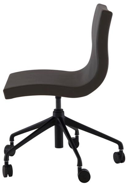 Ligne Roset Регулируемое по высоте офисное кресло из ткани с 5 спицами и колесами Sala 10263079-10263080 - Вид №2