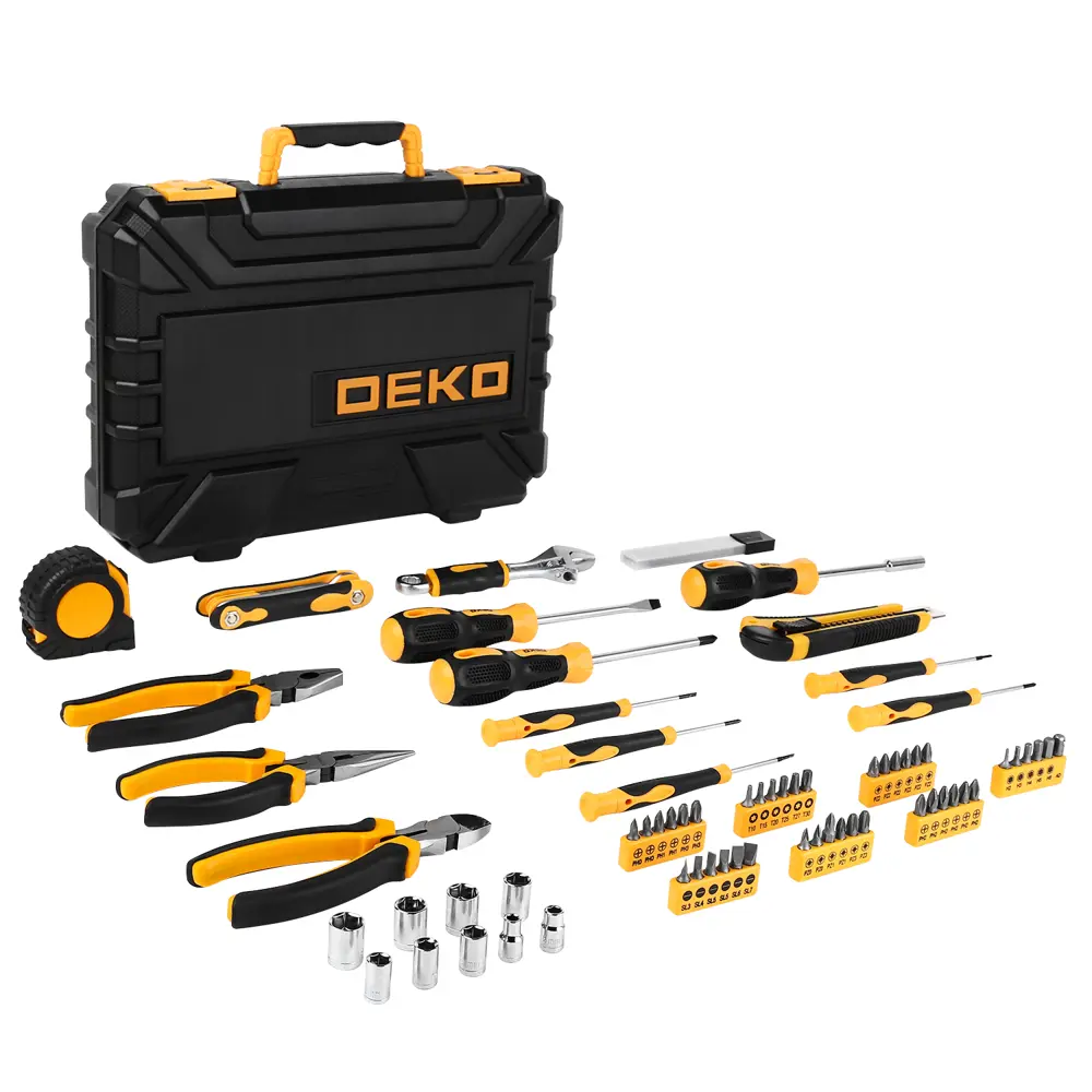 Профессиональный набор инструментов DEKO TZ82 на 82 предмета для мастеров 84579833 STLM-0052214 - Вид №1