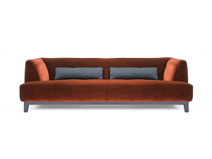 3-местный бархатный диван