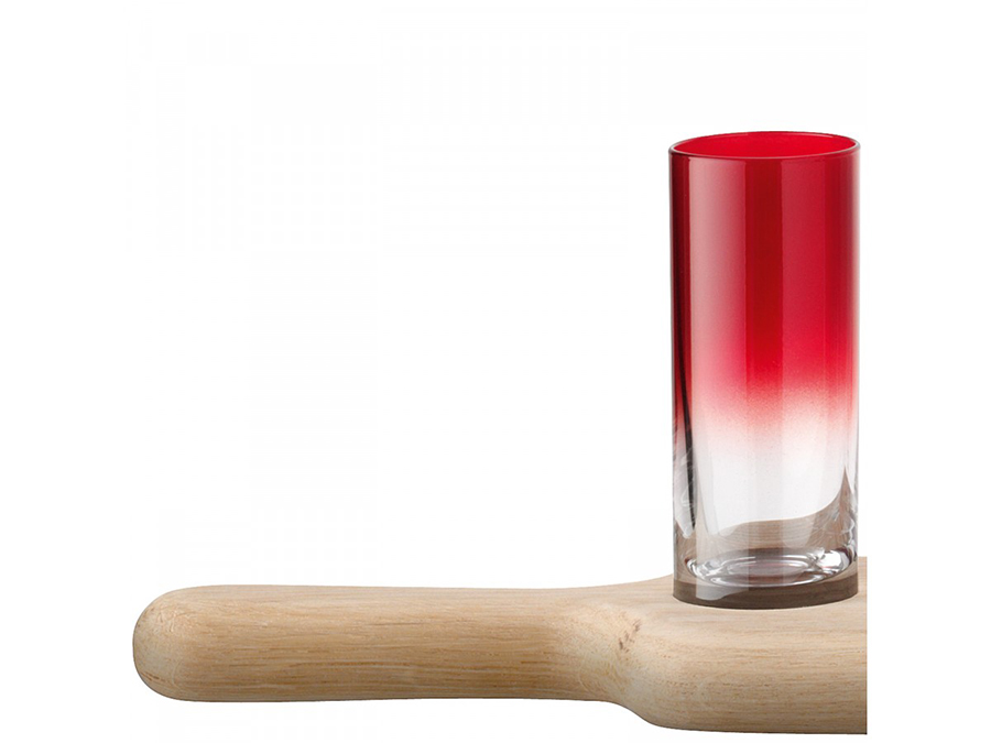 Набор из 12 стопок для водки на подставке Paddle 77 см цветное стекло LSA International G107803666 - Вид №3