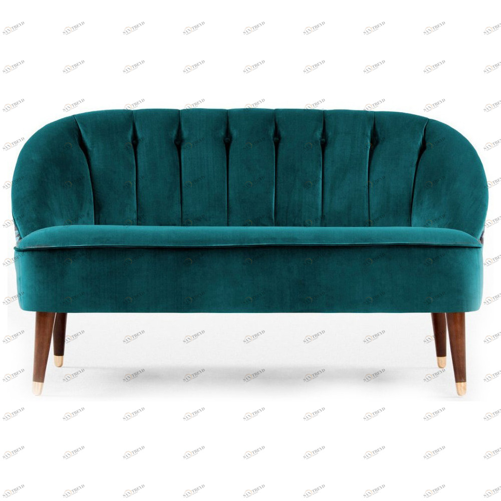 Диван Secret Garden by Burcu Korkmazyurek прямой бирюзовый ICON DESIGNE ДИЗАЙНЕРСКИЕ 096831 Зеленый 