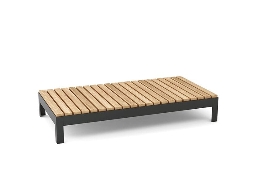 Прямоугольный журнальный столик из стали и дерева Walters More Comfort ARCH-00090544