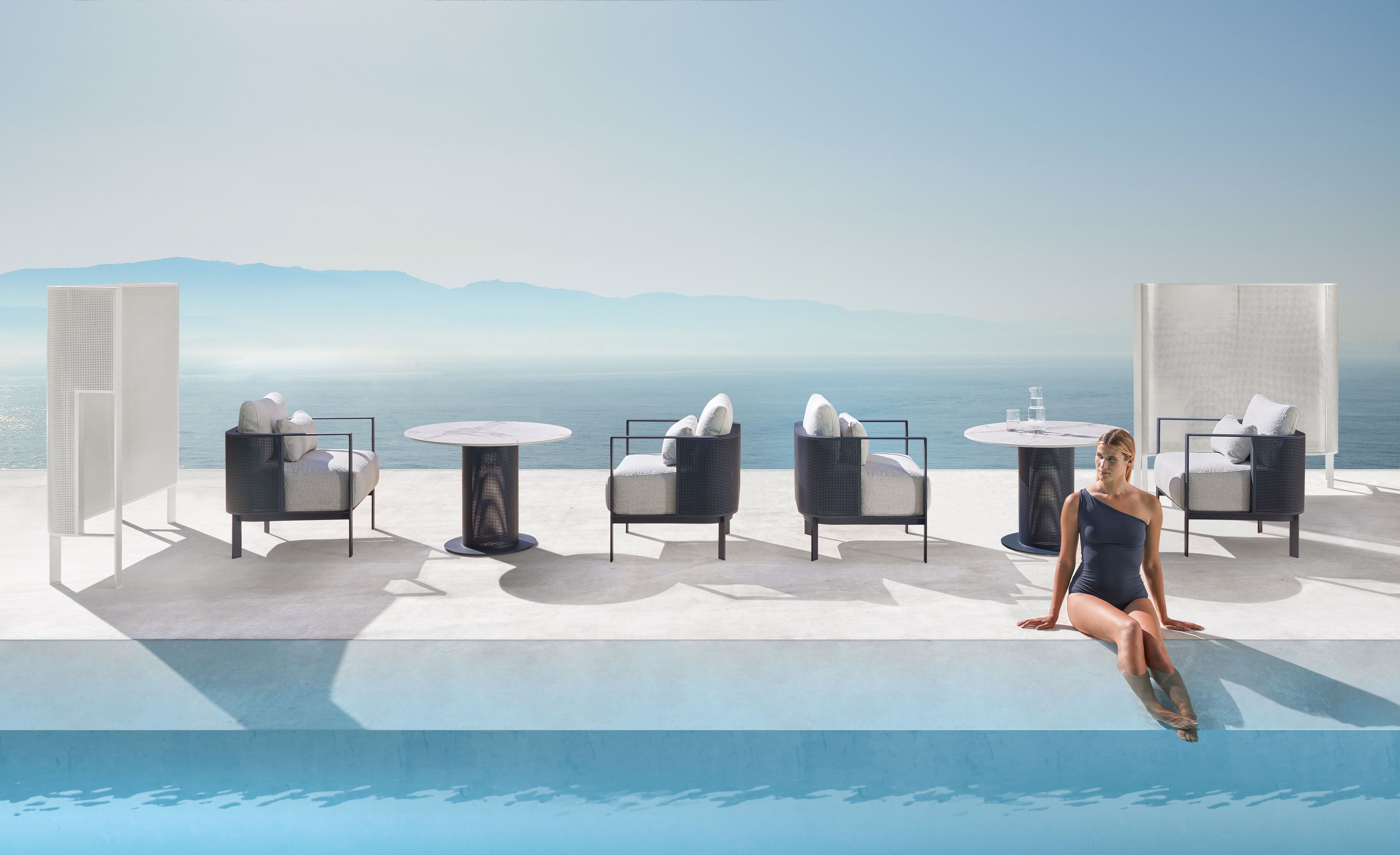 Круглый фарфоровый журнальный столик GANDIABLASCO Solanas ARCH-00128325 - Вид №20