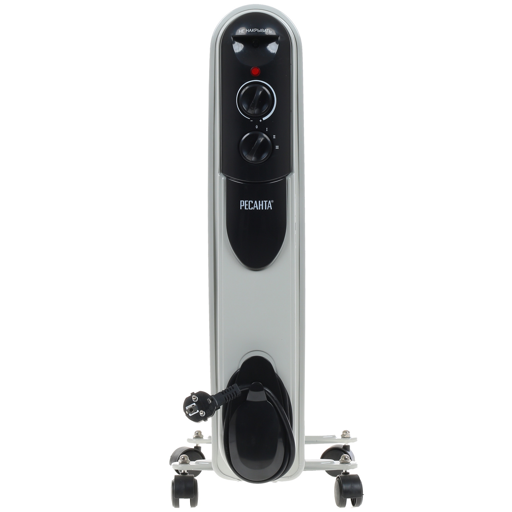 1076918 Масляный обогреватель Ресанта ОМПТ-12Н белый STDN-0082637 - Вид №1