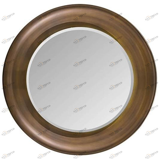 Turri Круглое деревянное зеркало в раме Melting light sun-id-1455765