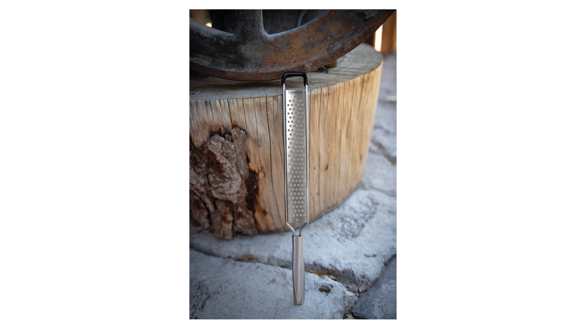 10640467 Boska Тёрка для сыра, шоколада, имбиря и чеснока Boska "Монако+" плоская 32х3,5см, сталь нержавеющая Сталь нержавеющая  - Вид №5