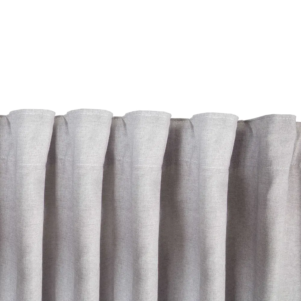 KREAFORTA Teora — штора на ленте с невидимыми петлями, серый 200x280 см 89405482 STLM-1577587 - Вид №3