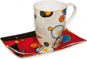 10651616 Goebel Бокал "Тяжелый красный " Фарфор