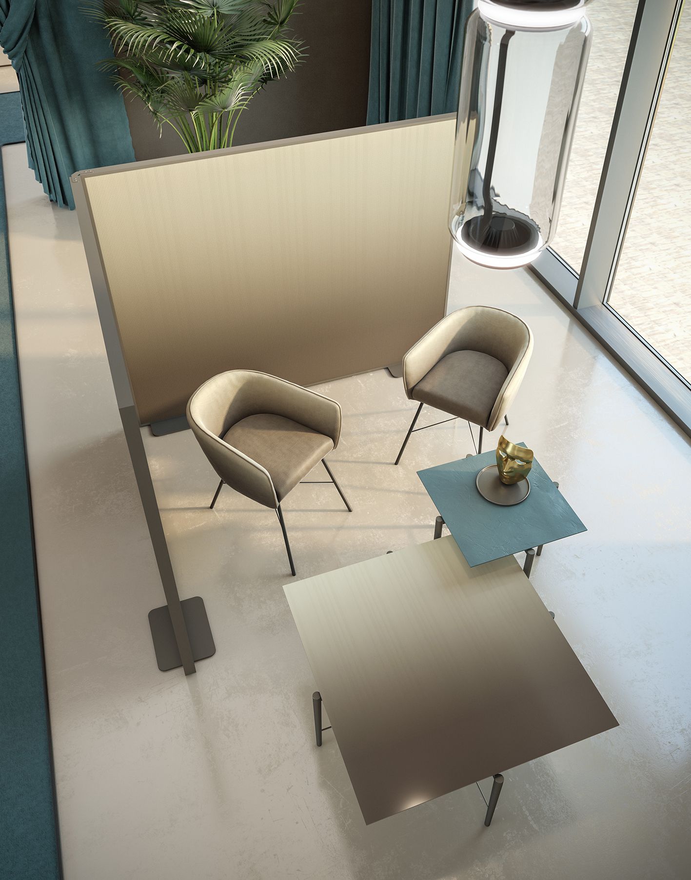 Мягкий тканевый стул с подлокотниками MOMENTI Home &amp ARCH-00061843 - Вид №7