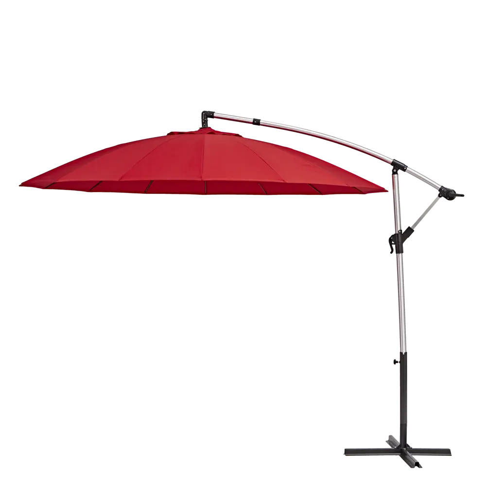 Зонт садовый Naterial Sinae 2.9 м красный с подставкой STLM-2128175