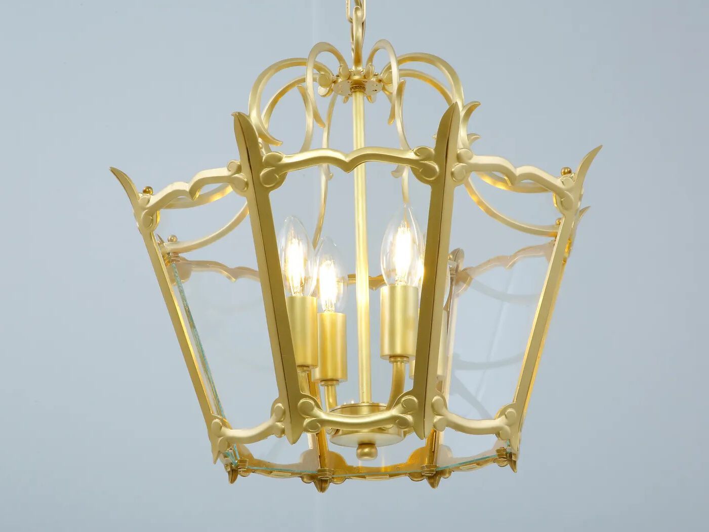 Латунный подвесной светильник Patinas Lighting Laterna ARCH-00038890 - Вид №1