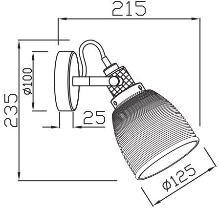 MAYTONI Настенный светильник из цветного стекла Tempo T164-01 - Вид №2