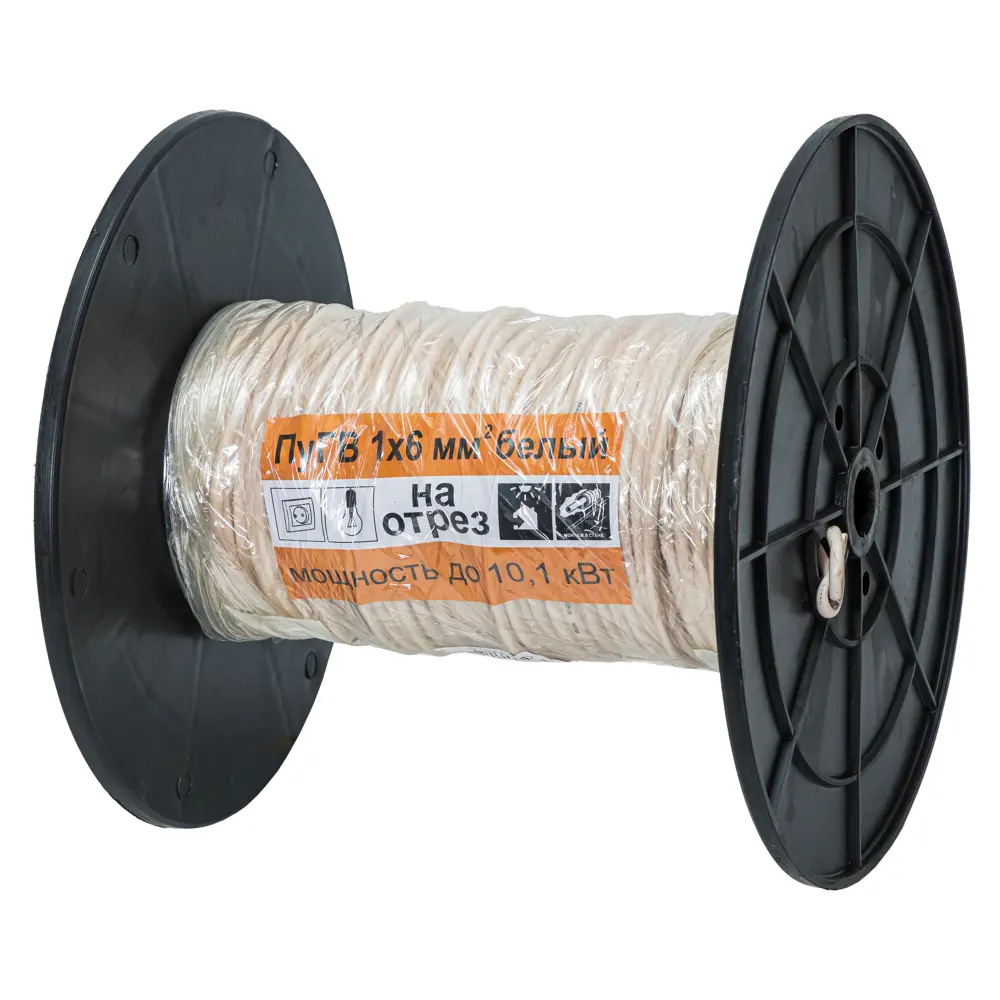 Камкабель ПУГВ 6 мм² - гибкий монтажный провод для электроустановок 82422257 STLM-1574971 - Вид №1