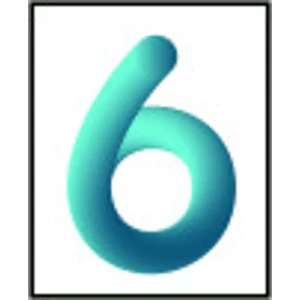 Цифра «8» самоклеящаяся 50x40 мм пенополиэтилен цвет глянцевый белый