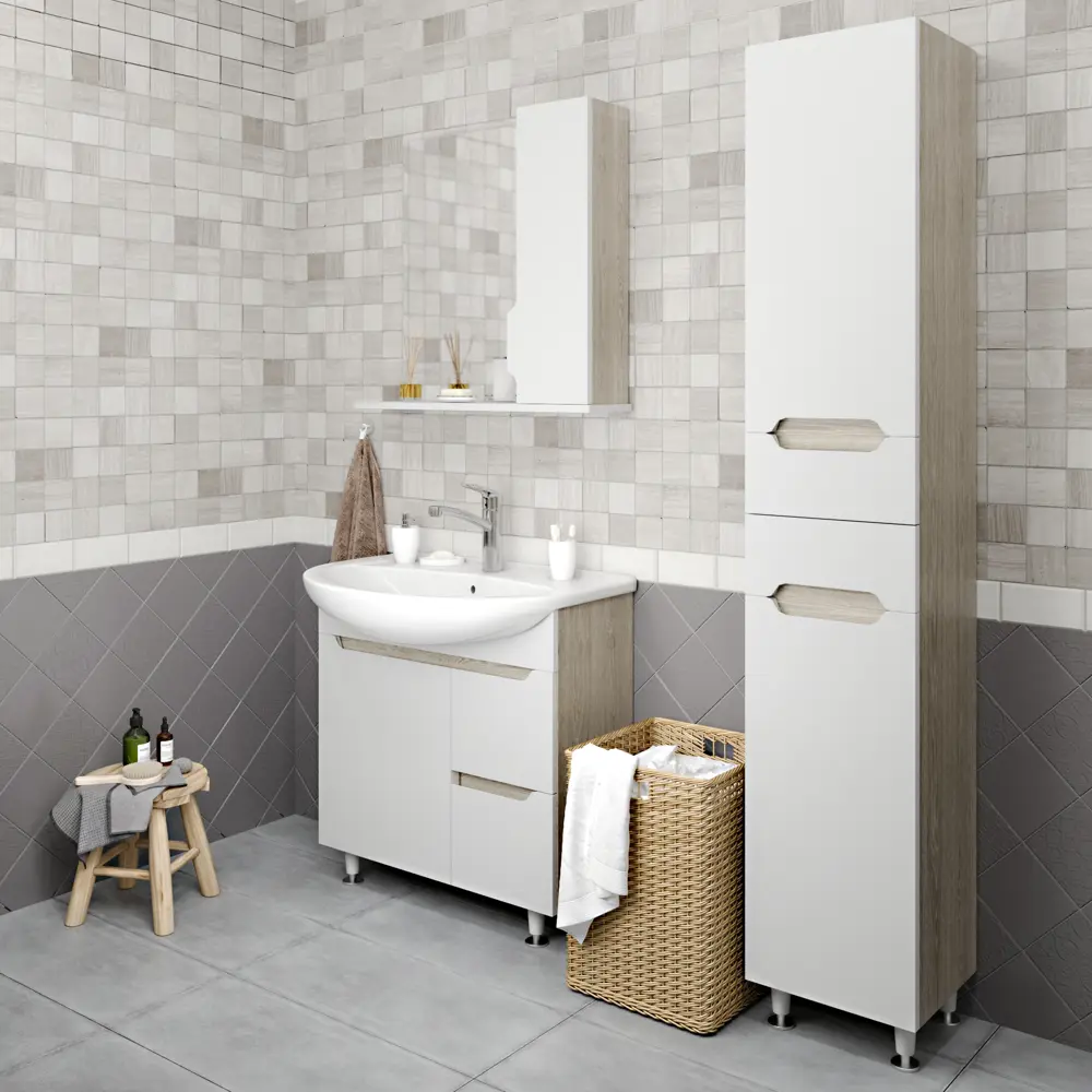 Пенал Santreyd Рондо для ванной - компактное хранение в элегантном исполнении 82180095 STLM-0021306 - Вид №2