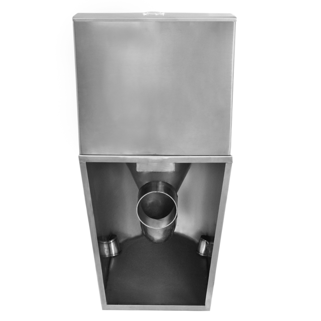 MF-222 Унитаз напольный с водяным баком Public Steel  - Вид №3