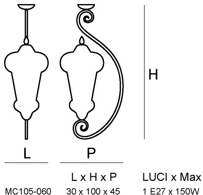 Siru Потолочный светильник из муранского стекла Babà Mc 105-060  - Вид №1
