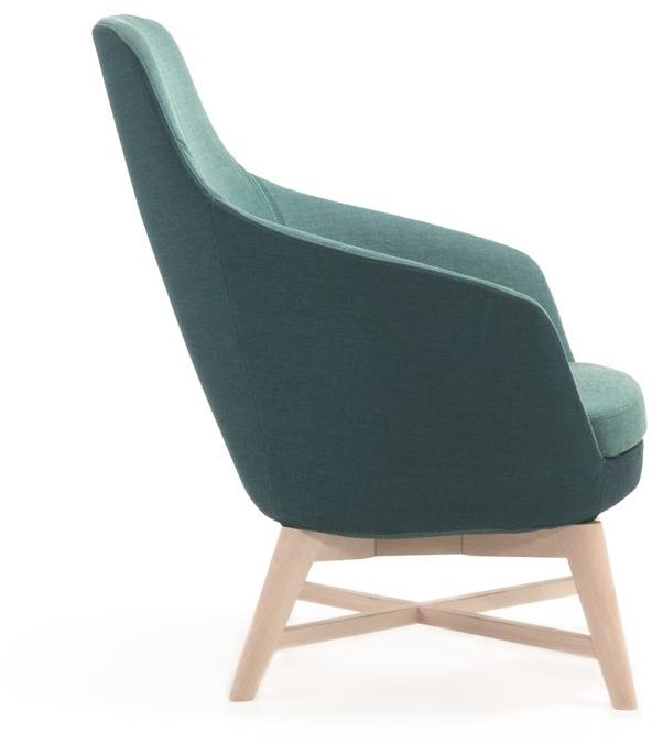 Albaplus Кресло на четырех ножках из бука с высокой спинкой Folha 2018/085/ita - Вид №1