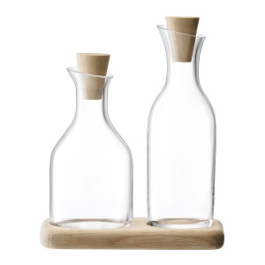 G1268-00-991 Набор графинов для масла и уксуса на подставке serve, 2 шт. LSA International