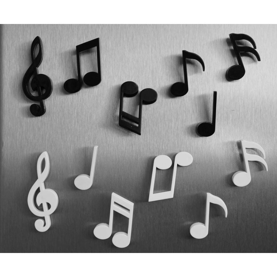 QL10260-BK Магниты на холодильник melody, 6 шт. Qualy  - Вид №2